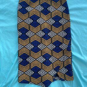 Maeve Geometric Print Skirt | Size 4 | Below Knee Length